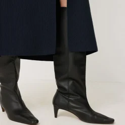 Online Knitted Slit Skirt Women Skirts
