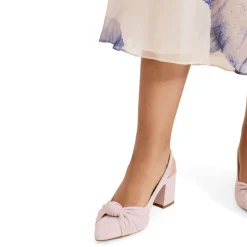 Online Knot Block Heels Women Heels