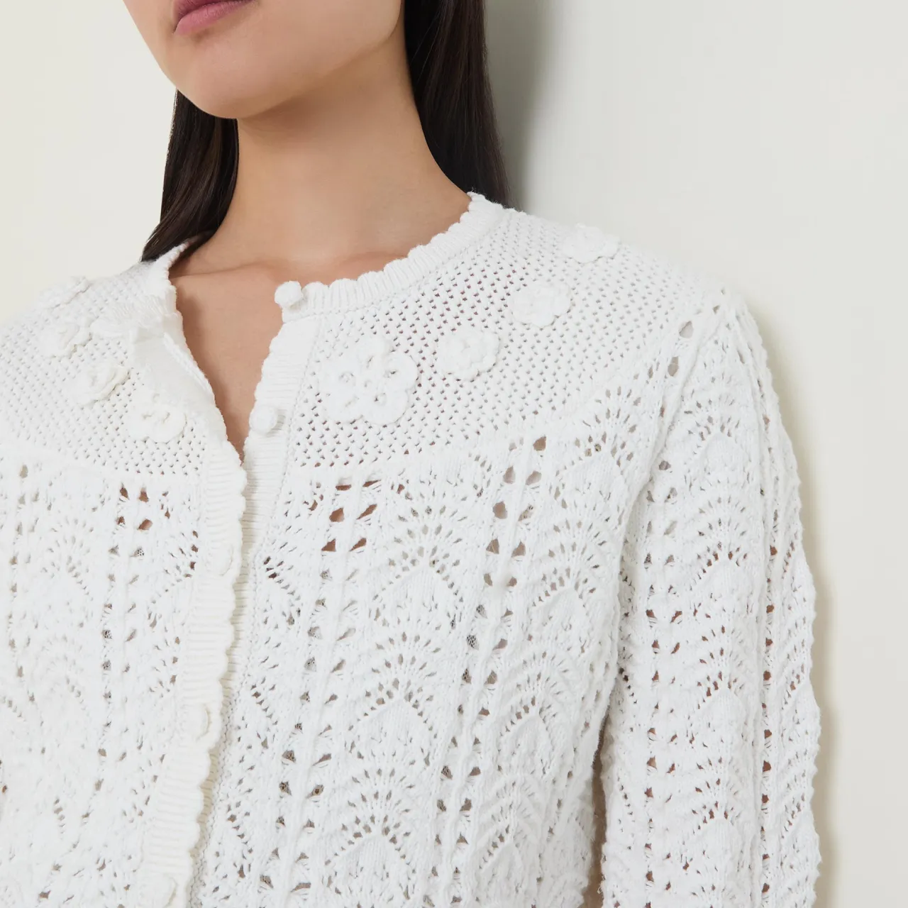Discount Kyra Crochet Cardigan Women Sweaters & Cardigans