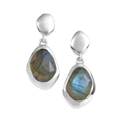 Clearance Labradorite Stepping Stone Earrings Women Earrings