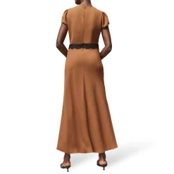 Lace Trim Flared Dress Women Dresses