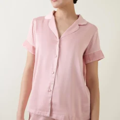 Outlet Lace Trim Pyjama Set Women Sleepwear