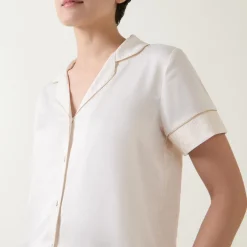 Lace Trim Pyjama Set Women Sleepwear
