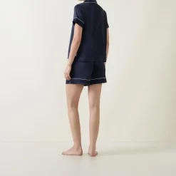 Online Lace Trim Shorts Pyjama Set Women Sleepwear