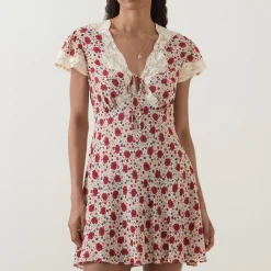 Clearance Lacie Floral Mini Dress Women Dresses