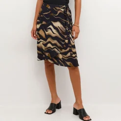Outlet Laila Leopard High-Rise Wrap Skirt Women Skirts
