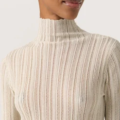 Best Laisa Metallic Turtleneck Sweater Women Sweaters & Cardigans