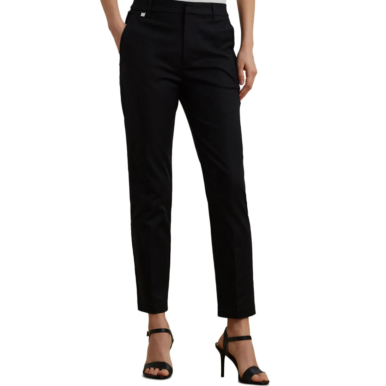 Hot Lakythia Stretch Straight Leg Trousers Women Trousers & Shorts
