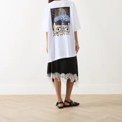 Clearance Lanster Art Print T-Shirt Women Tops