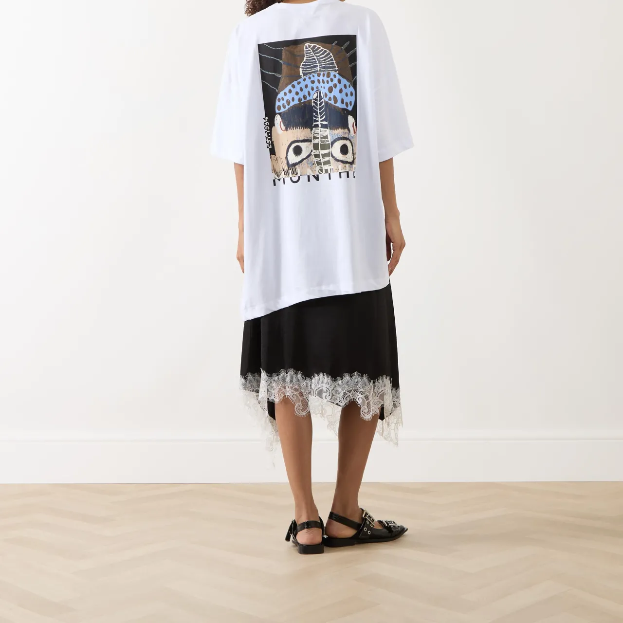 Clearance Lanster Art Print T-Shirt Women Tops