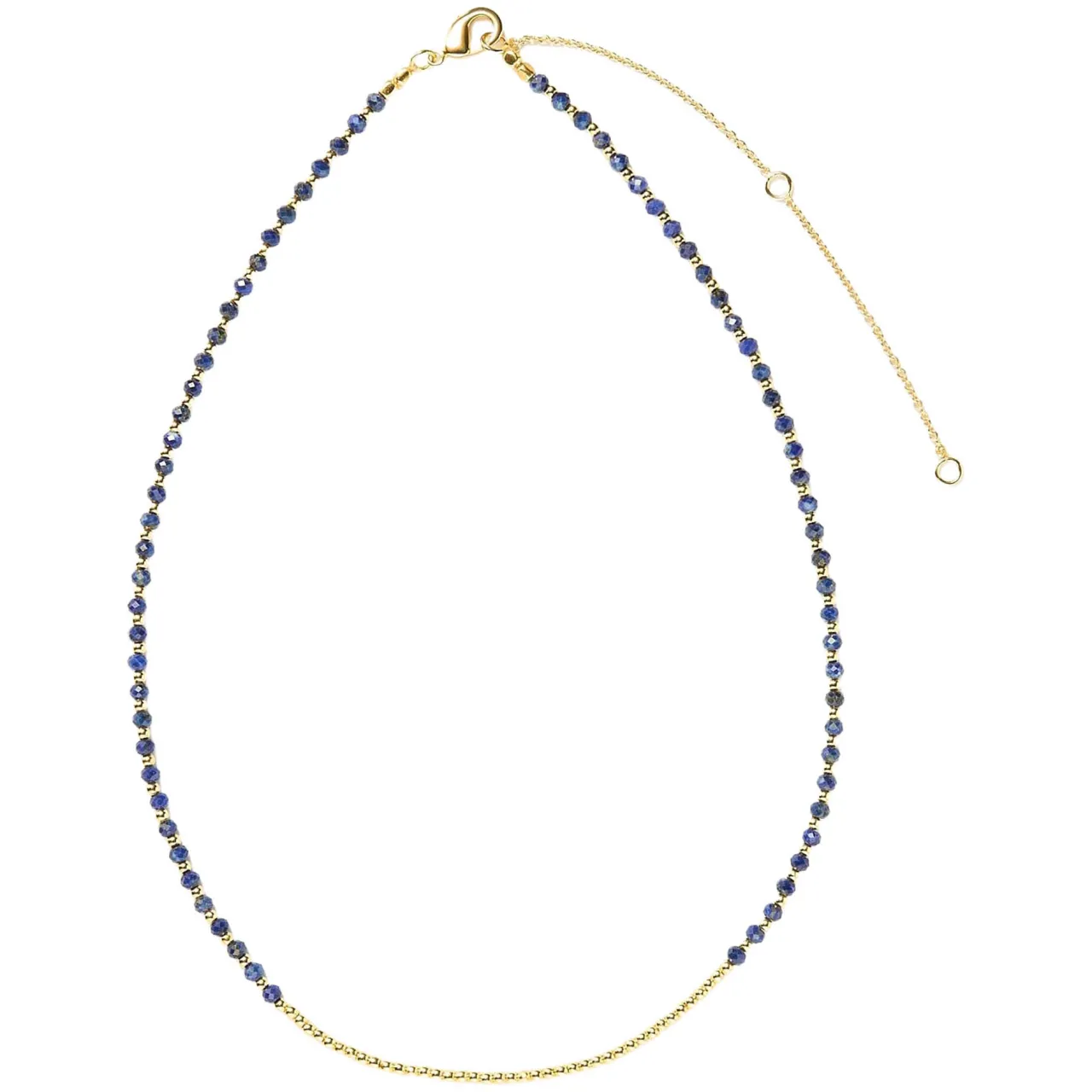 Lapis Lazuli Ibiza Beaded Necklace Women Necklaces