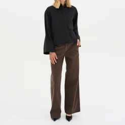 Hot Lara Wide-Leg Trousers Women Trousers & Shorts