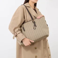 New Large Logo Jacquard Tote Bag Women Tote Bags