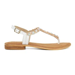 Sale Larvo Leather Embellished Sandals Women Sandals