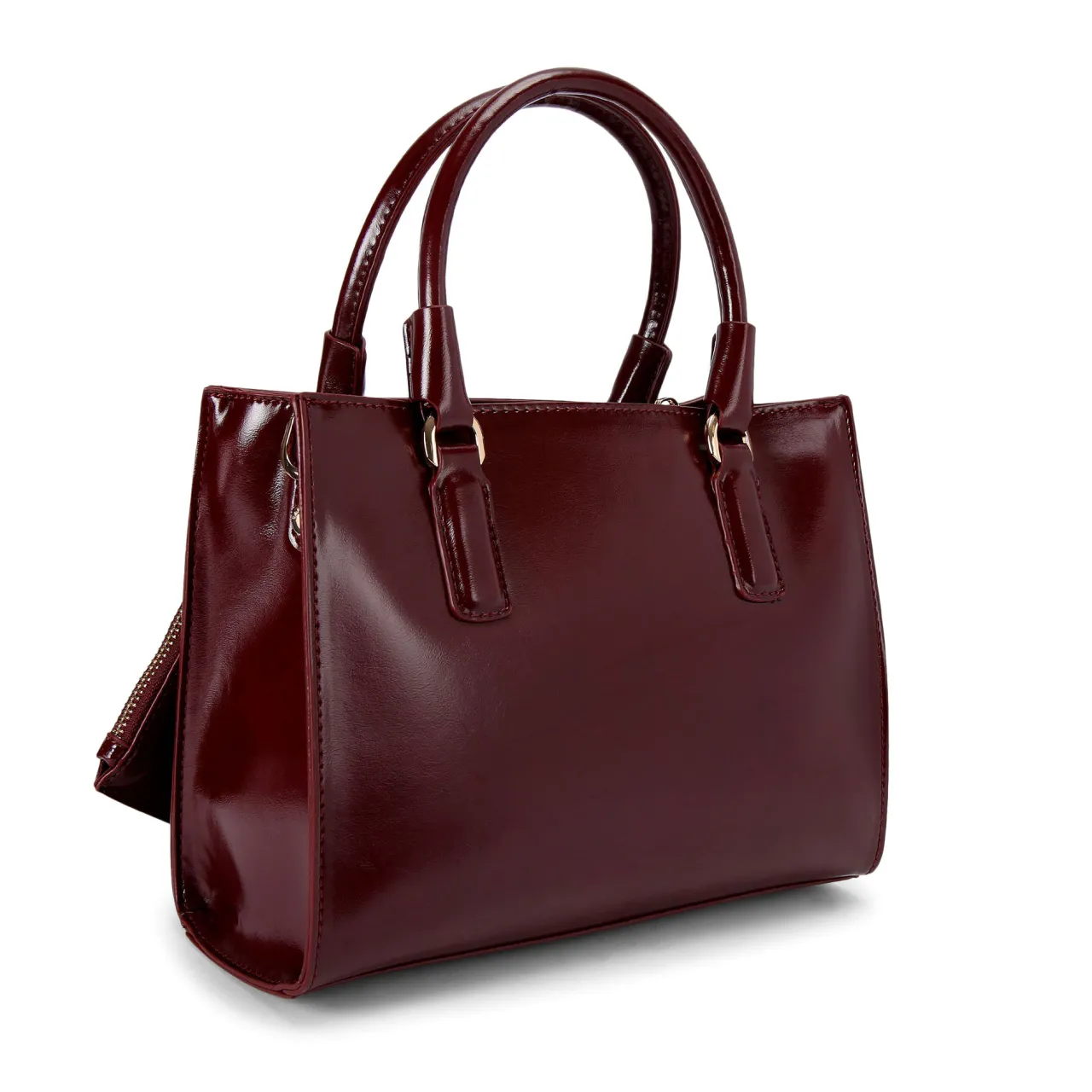 Clearance Latte Mini Patent Crossbody Bag Women Crossbody Bags|Top Handle Bags