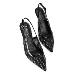 New Lavish Jewel Slingback Pumps Women Heels|Occasion Dressing