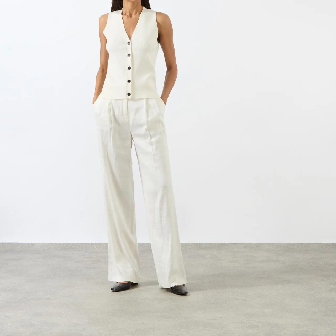 Discount Lawrence Knitted Vest Women Sweaters & Cardigans