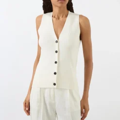 Discount Lawrence Knitted Vest Women Sweaters & Cardigans