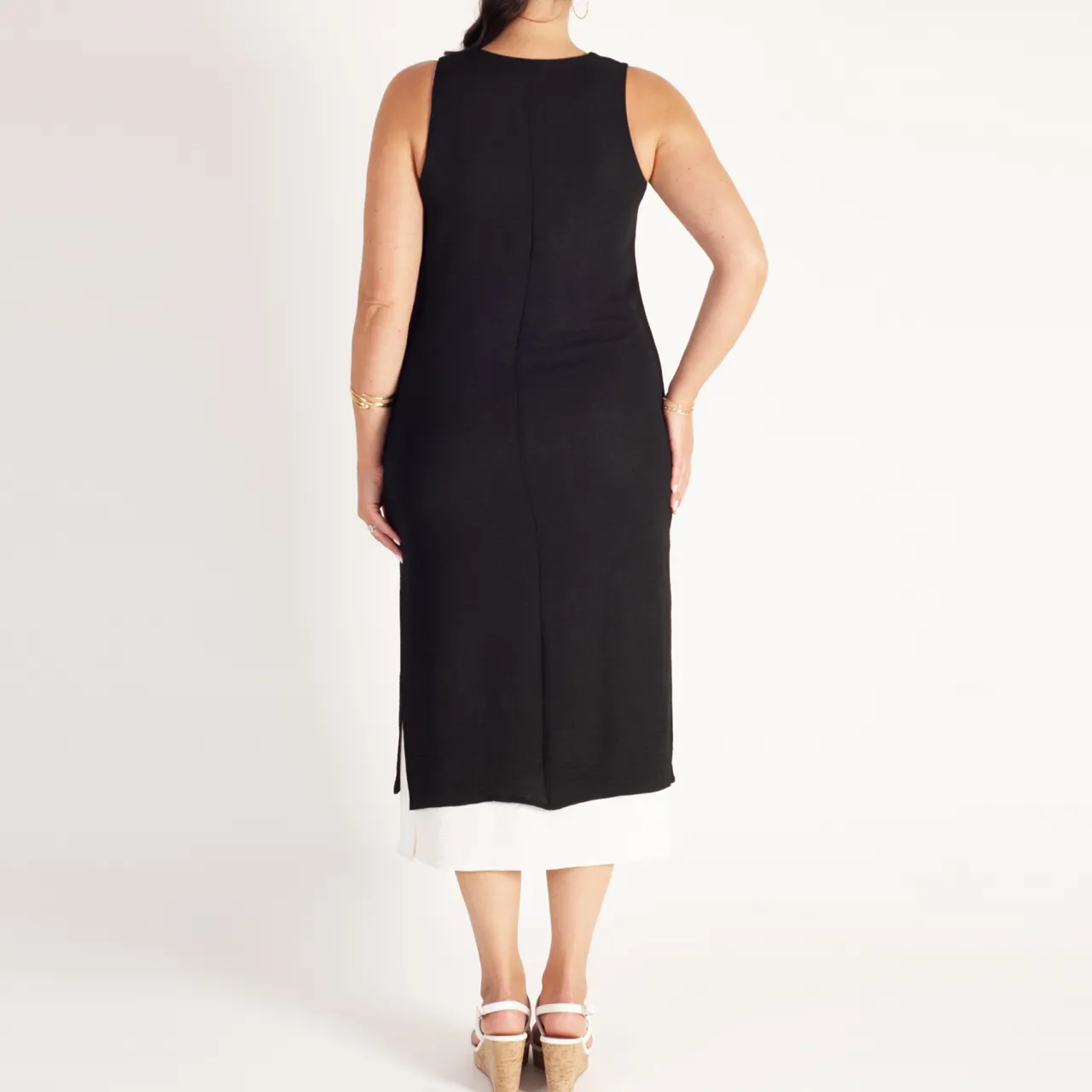 Clearance Layered Flared Dress Women Dresses