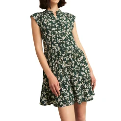 Hot Layla Floral Flared Mini Shirt Dress Women Dresses