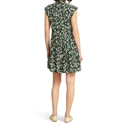 Hot Layla Floral Flared Mini Shirt Dress Women Dresses