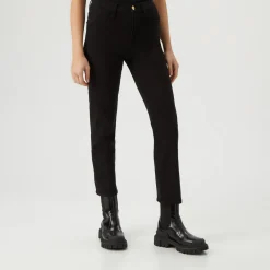 Online Le High Rise Slim Fit Straight Leg Jeans Women Denim