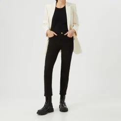 Online Le High Rise Slim Fit Straight Leg Jeans Women Denim
