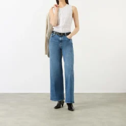 Online Le Slim Palazzo Wide-Leg Jeans Women Denim