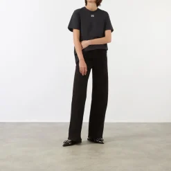 Hot Le Slim Palazzo Wide-Leg Trousers Women Denim