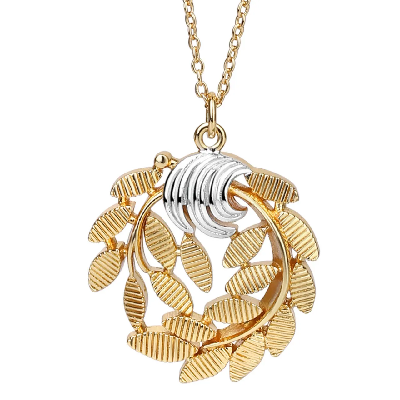 Discount Leaf Pendant Necklace Women Necklaces