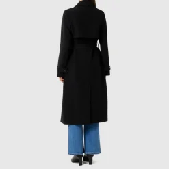 Hot Leanne Double-Breasted Trench Coat Women Coats & Jackets
