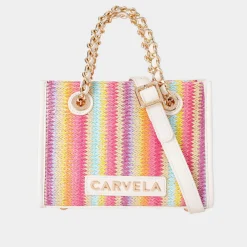 Outlet Leila Raffia Mini Tote Bag Women Tote Bags