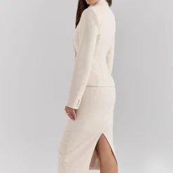 Lena Boucle Pencil Skirt Women Skirts