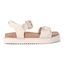 Discount Lenora Woven Flat Sandals Women Sandals