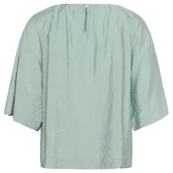 Clearance Leodora Solid Blouse Women Tops