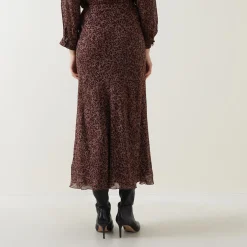 Best Leopard Flared Skirt Women Skirts