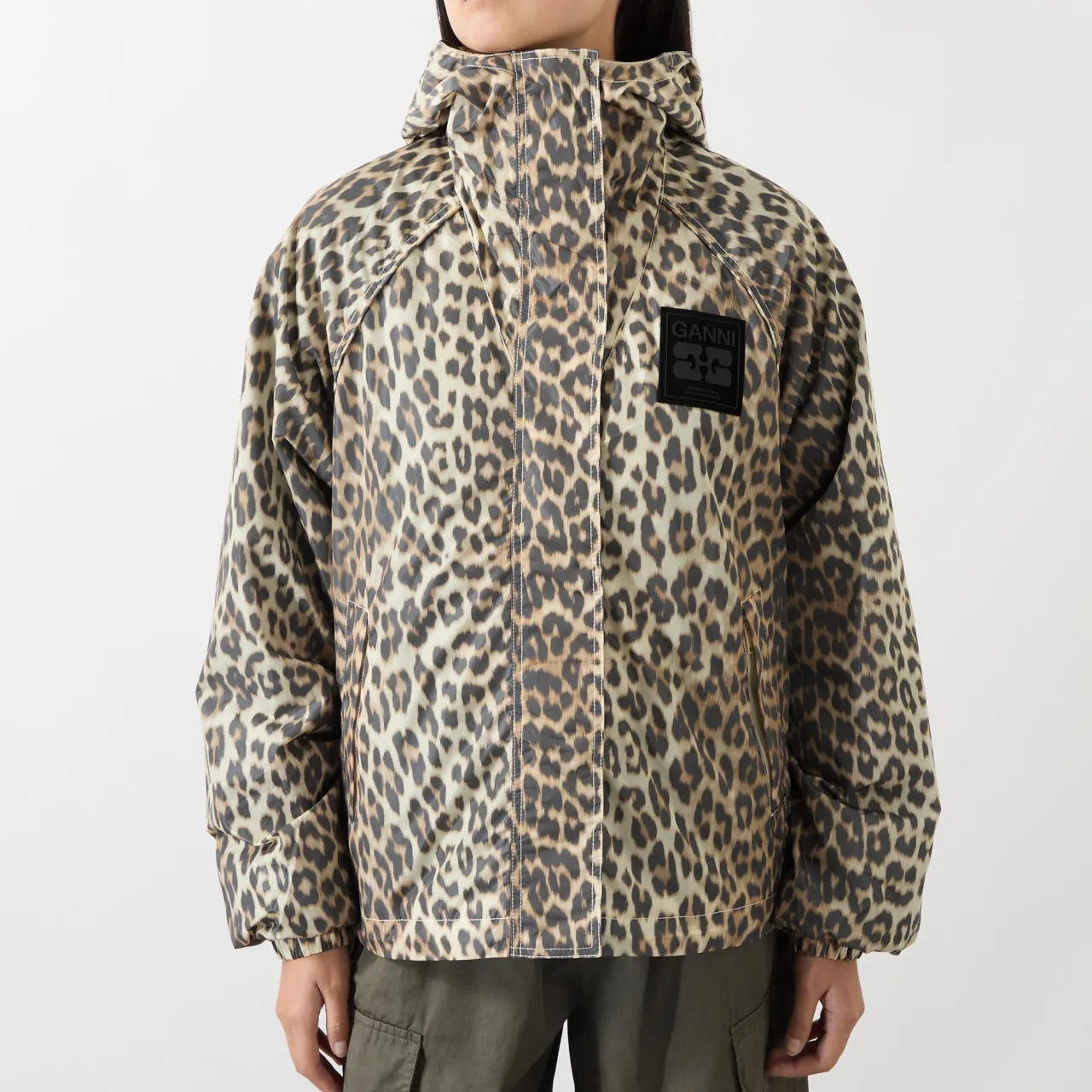 Best Leopard Logo Jacket Women Coats & Jackets