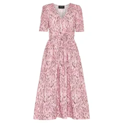 Discount Leopard Tie Dress Women Dresses