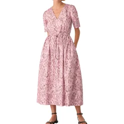 Discount Leopard Tie Dress Women Dresses