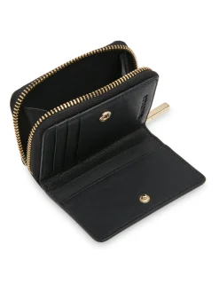 Discount Leopard Zip-Around Compact Purse Women Wallets