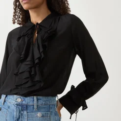 Lesienna Ruffle Blouse Women Tops