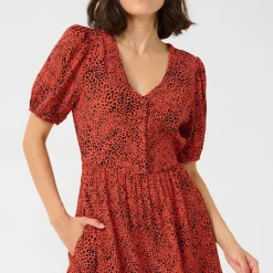 Discount Liana Leopard Mini Dress Women Dresses
