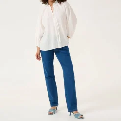 Clearance Lianna Tie Blouse Women Tops