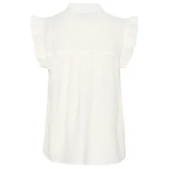 Outlet Liany Via Frilled Trim Blouse Women Tops