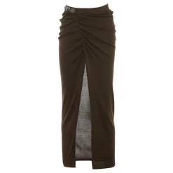 Clearance Lilas Knit Wrap Skirt Women Skirts