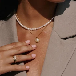New Lilia Pearl Necklace Women Necklaces