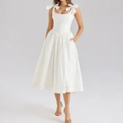 Best Lillia Bow Dress Women Dresses