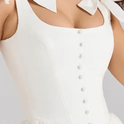 Best Lillia Bow Dress Women Dresses