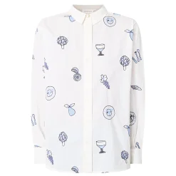 Online Lilot Printed Blouse Women Tops
