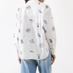Online Lilot Printed Blouse Women Tops